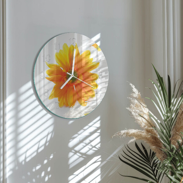 Horloge ronde Fleur
