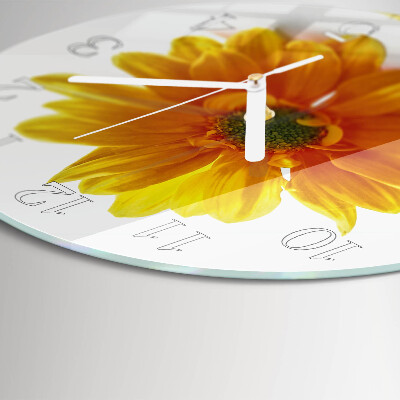 Horloge ronde Fleur