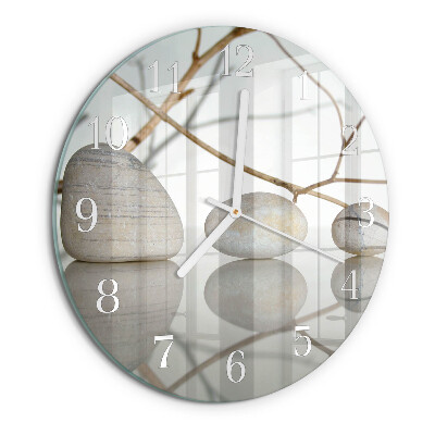 Horloge ronde Pierres