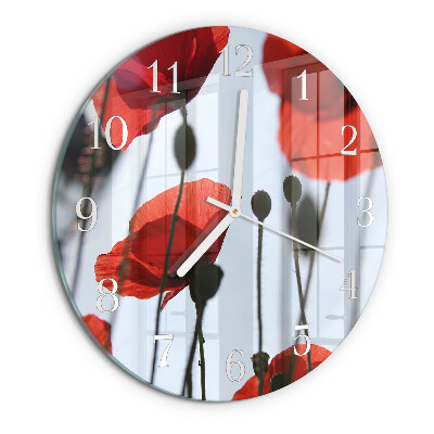 Horloge ronde Pavot