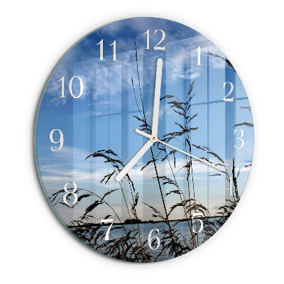 Horloge ronde Herbe