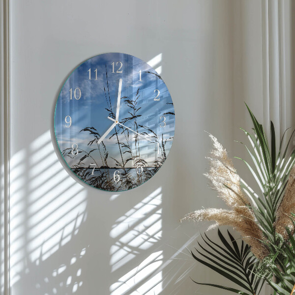 Horloge ronde Herbe