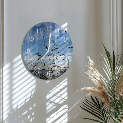 Horloge ronde Herbe