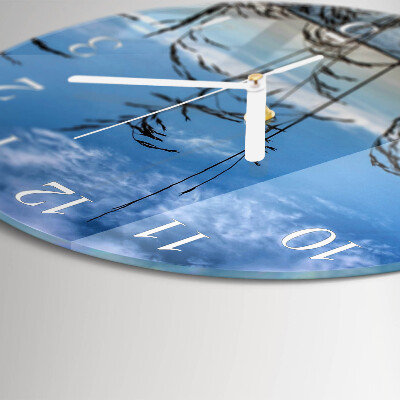 Horloge ronde Herbe