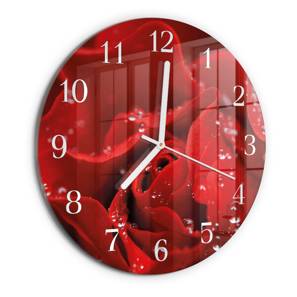 Horloge ronde Rose