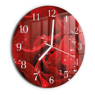 Horloge ronde Rose