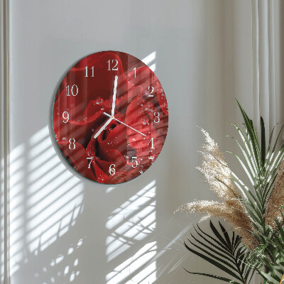 Horloge ronde Rose