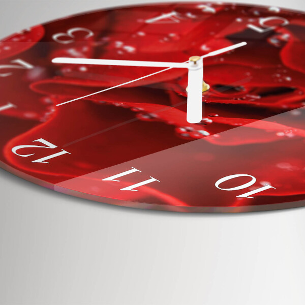 Horloge ronde Rose