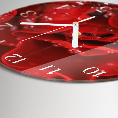 Horloge ronde Rose