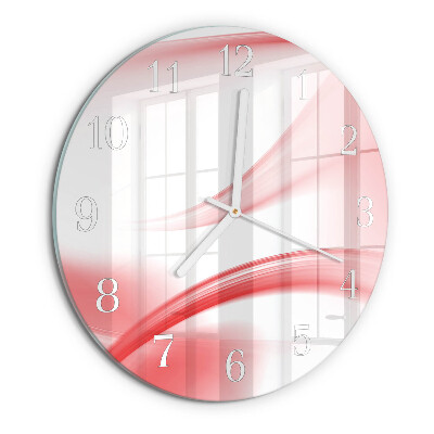 Horloge ronde Art abstrait
