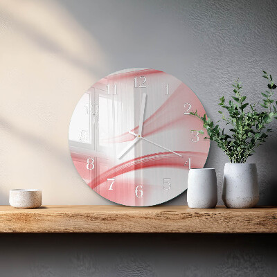 Horloge ronde Art abstrait