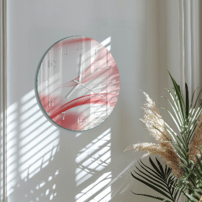 Horloge ronde Art abstrait
