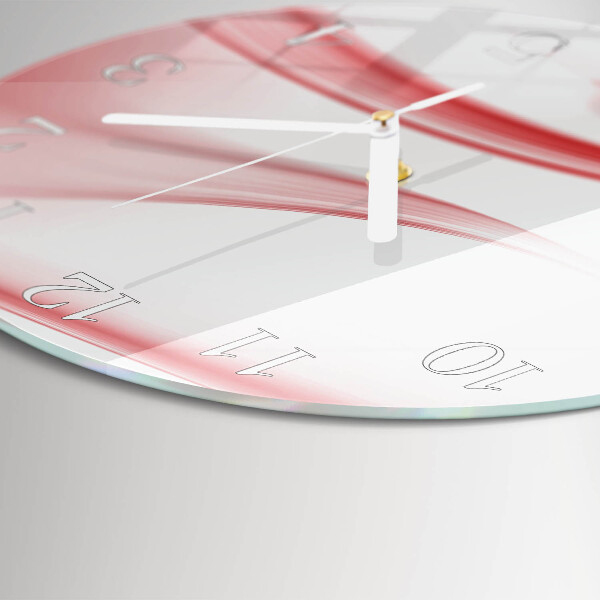Horloge ronde Art abstrait