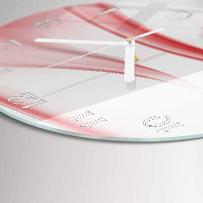 Horloge ronde Art abstrait