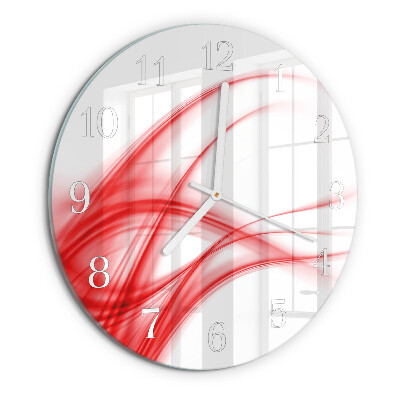 Horloge ronde Art abstrait