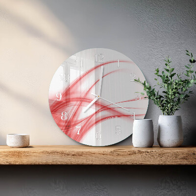Horloge ronde Art abstrait