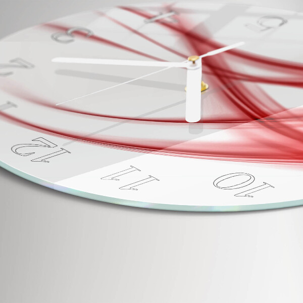 Horloge ronde Art abstrait