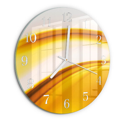 Horloge ronde Art abstrait