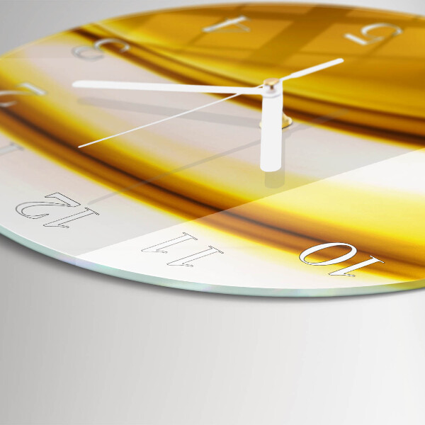 Horloge ronde Art abstrait