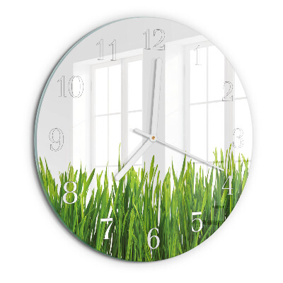 Horloge ronde Herbe