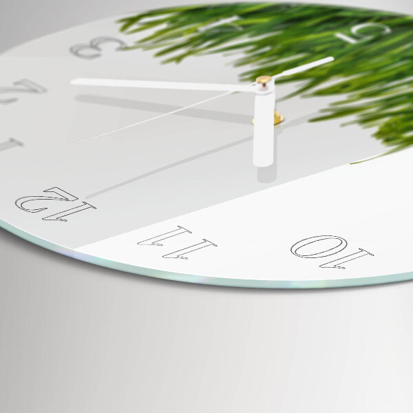 Horloge ronde Herbe