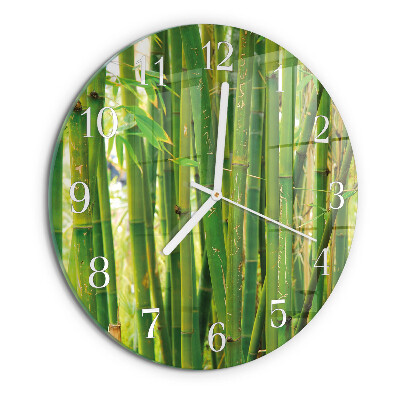 Horloge ronde Plante de bambou