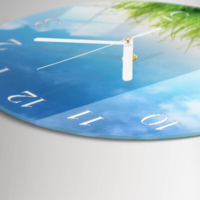 Horloge ronde Herbe