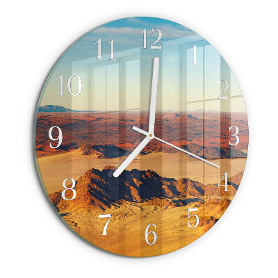 Horloge ronde Désert