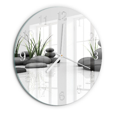 Horloge ronde Spa de pierre