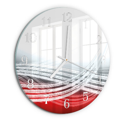 Horloge ronde Abstraction