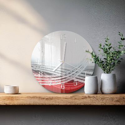 Horloge ronde Abstraction