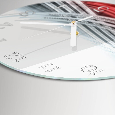 Horloge ronde Abstraction
