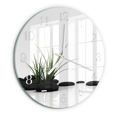 Horloge ronde Pierres