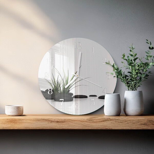 Horloge ronde Pierres