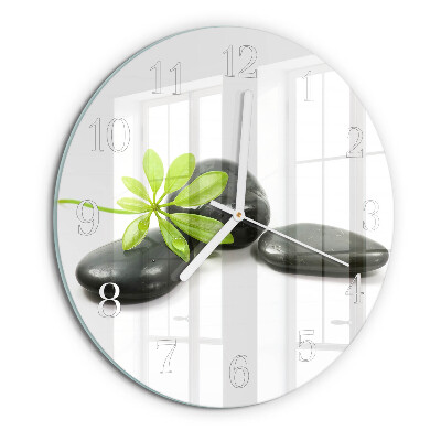 Horloge ronde Pierres