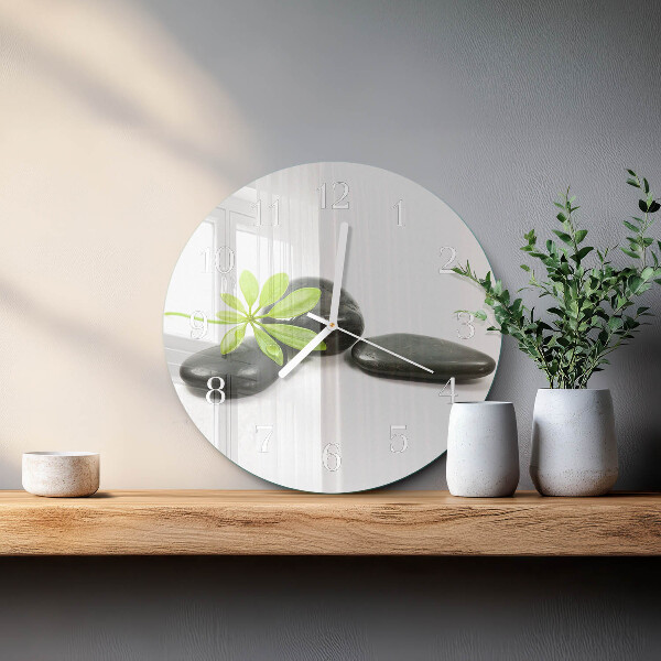 Horloge ronde Pierres