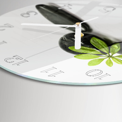 Horloge ronde Pierres