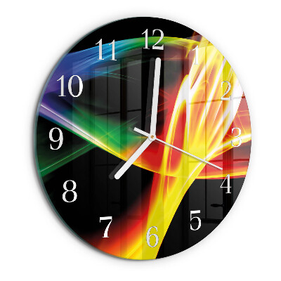 Horloge ronde Abstraction