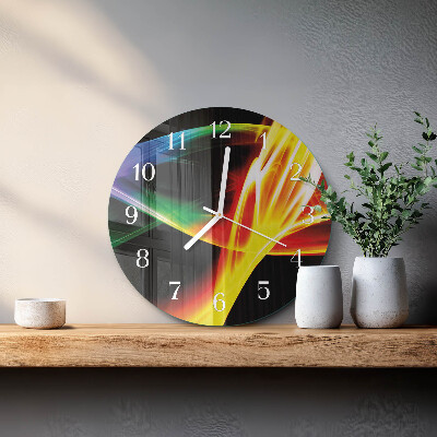 Horloge ronde Abstraction