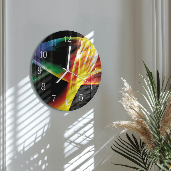 Horloge ronde Abstraction
