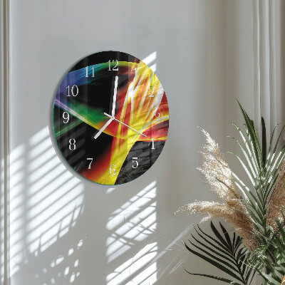 Horloge ronde Abstraction