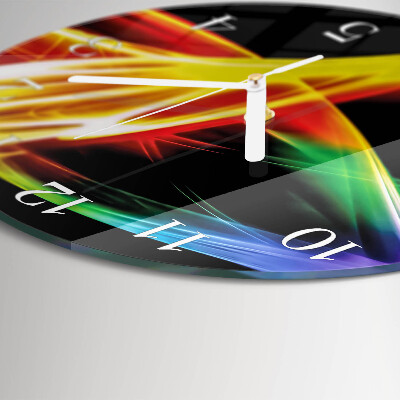 Horloge ronde Abstraction