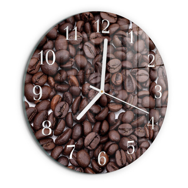 Horloge ronde Café en grains