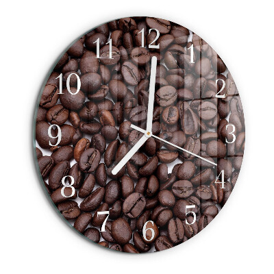 Horloge ronde Café en grains