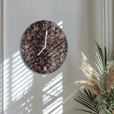 Horloge ronde Café en grains