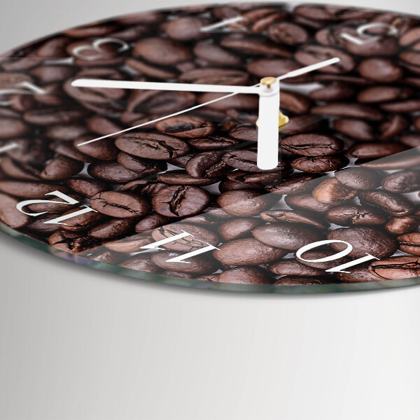 Horloge ronde Café en grains