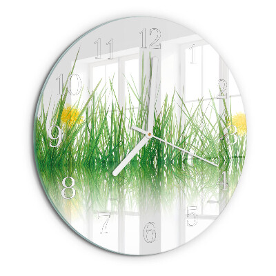 Horloge ronde Herbe