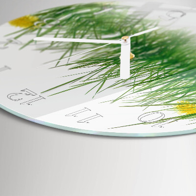 Horloge ronde Herbe