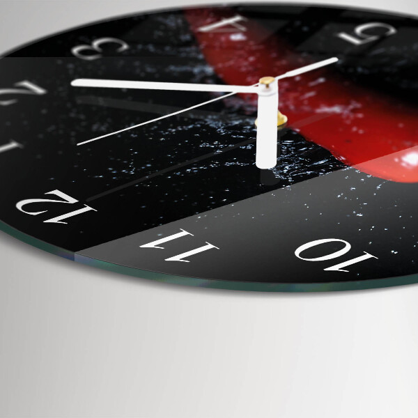 Horloge ronde piments