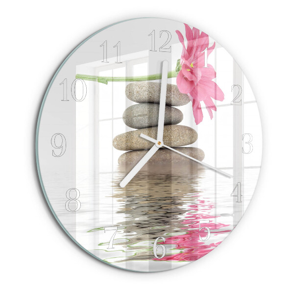 Horloge ronde Pierres